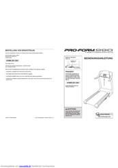 Pro-Form 990 Heart Rate Control Bedienungsanleitung