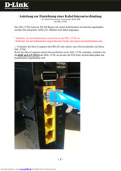 D-Link DSL-2770L Anleitung