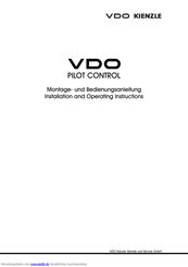 VDO PILOT CONTROL Montageanleitung Und Bedienungsanleitung