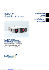 Basler BIP2-1280c-dn Installationsanleitung