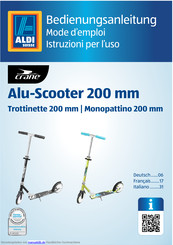 Crane Monopattino 200 mm Anleitung