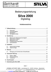Silva 2000 Bedienungsanleitung