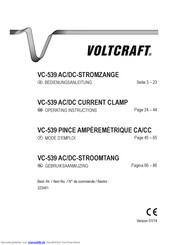VOLTCRAFT VC-539 Bedienungsanleitung