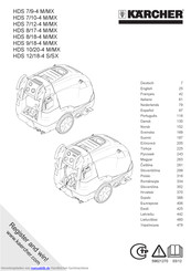 Kärcher HDS 8/17-4 MX Handbuch