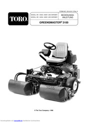 Toro GREENSMASTER 3100 04354 Bedienungsanleitung