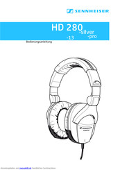 Sennheiser HD 280-silver Bedienungsanleitung