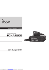 Icom IC-A120E Bedienungsanleitung