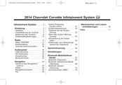 Chevrolet CorvetteInfotainment System 2014 Betriebsanleitung