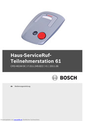 Bosch HTS61 Bedienungsanleitung