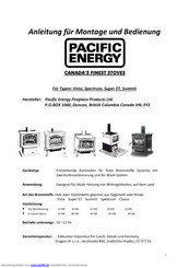 Pacific energy Classic Handbuch