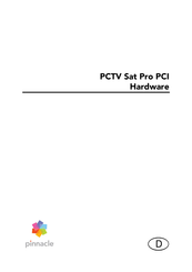 Pinnacle PCTV Sat Pro PCI Bedienungsanleitung