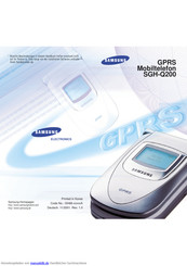 Samsung SGH-Q200 Handbuch