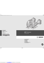 Bosch GST 18 V-LIB Professional Originalbetriebsanleitung