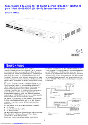 3Com Baseline 10/100 Switch 24-Port 100BASE-TXplus 1-Port 1000BASE-T (3C16467) Benutzerhandbuch