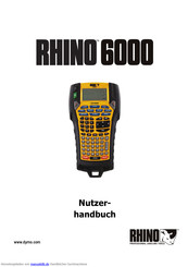 Dymo RHINO 6000 Benutzerhandbuch