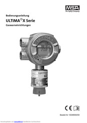 MSA ULTIMA XIR Bedienungsanleitung