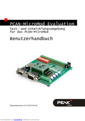 Peak PCAN-MicroMod Evaluation Benutzerhandbuch