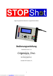stopShot Cognisys Bedienungsanleitung