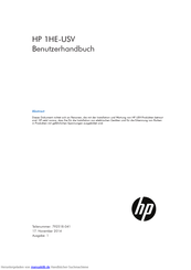 HP 1HE-USV Benutzerhandbuch