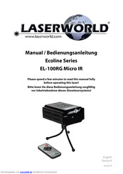 Laserworld EL-100RG Micro IR Bedienungsanleitung