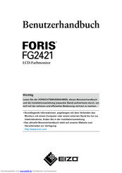 Eizo FORIS FG2421 Benutzerhandbuch