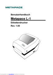 Metapace L-1 Benutzerhandbuch