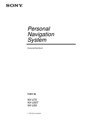 Sony NAV-U NV-U50 Anwenderhandbuch