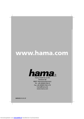 Hama 00055453 V2 Bedienungsanleitung