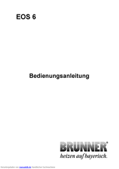 Brunner EOS 6 Bedienungsanleitung