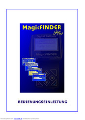 Rantex Magic Finder Plus Bedienungsanleitung