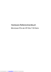 HP Elite 7100 Serie Handbuch