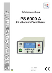 elektroautomatik PS 5200-04 A Betriebsanleitung