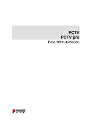 Pinnacle PCTV Benutzerhandbuch