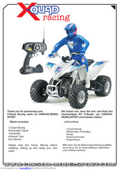 Carson X-Quad Racing Bedienungsanleitung
