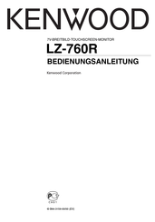 Kenwood LZ-760R Bedienungsanleitung