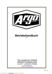Argo C Serie Betriebsanleitung