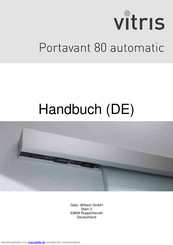 vitris Portavant 80 automatic Handbuch