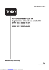 Toro Groundsmaster 328-D 30627 Bedienungsanleitung