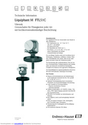 Endress+Hauser Liquiphant M FTL51C Technisches Handbuch