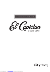 Strymon El Capistan Benutzerhandbuch