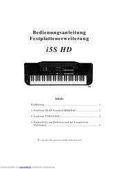 Musitronics i5S HD Bedienungsanleitung