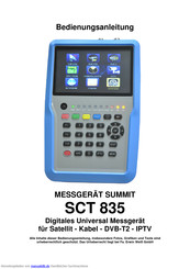 Summit SCT 835 Bedienungsanleitung
