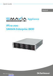 dallmeier IPS10 000 SMAVIA Enterprise JBOD Kurzanleitung