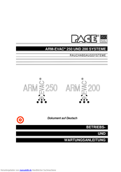 Pace ARM-EVAC 250 Betriebsanleitung