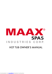 MAAX Spas 881 Anleitung