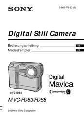 Sony Digital Mavica MVC-FD88 Bedienungsanleitung