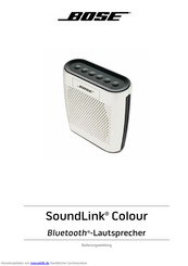 Bose SoundLink Colour Bedienungsanleitung