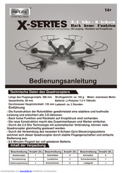 MJX R/C X600 Bedienungsanleitung
