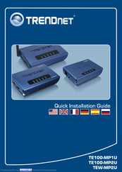 TRENDnet TE100-MP1U Handbuch