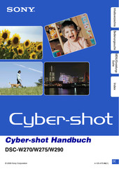 Sony Cyber-shot DSC-W290 Handbuch